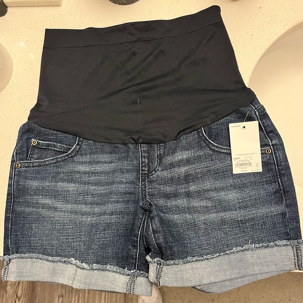 Sonoma over belly maternity shorts